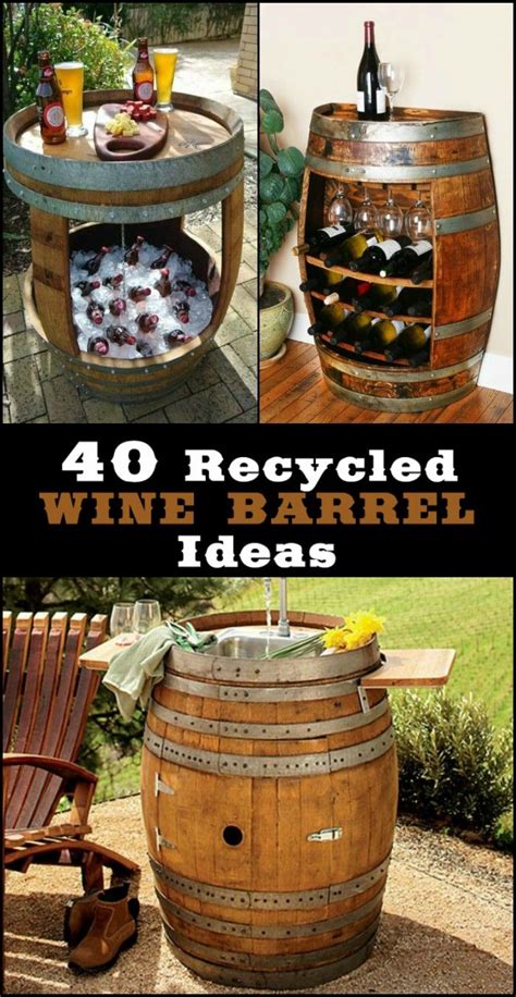 Whiskey Barrel Ideas Recycled Whiskey Barrels Handcrafted Ideas