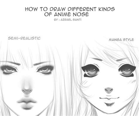 How To Draw Anime Noses
