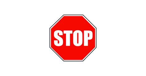 Download Stop Sign PNG Image for Free gambar png