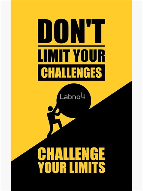 Dont Limit Your Challenges Challenge Your Limit Gym Motivational