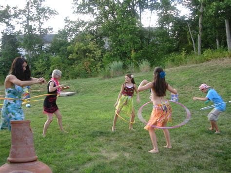 Hula Hoop Contest Luau Hula Hoop Hula