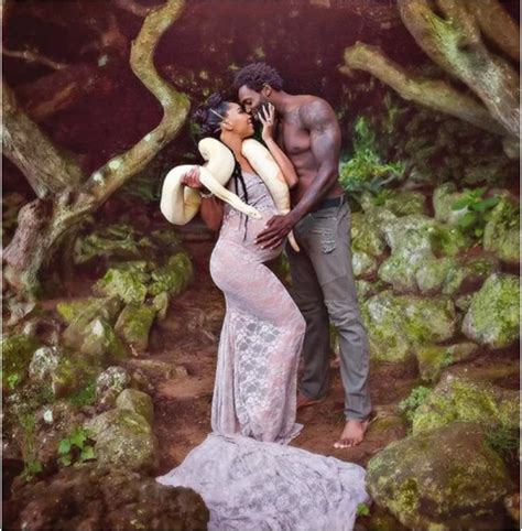He said to them, you are free to eat from any tree in the garden; Check Out This Garden Of Eden Inspired Maternity Shoot ...