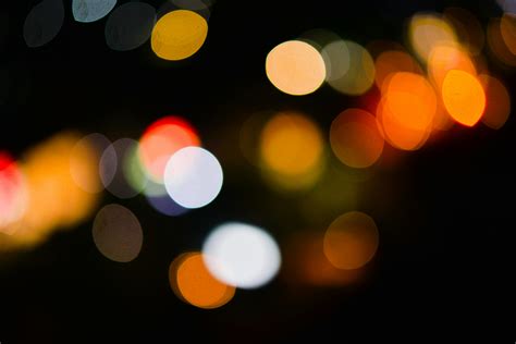 Free Stock Photo Of Blurry Background City Lights Gold Tone