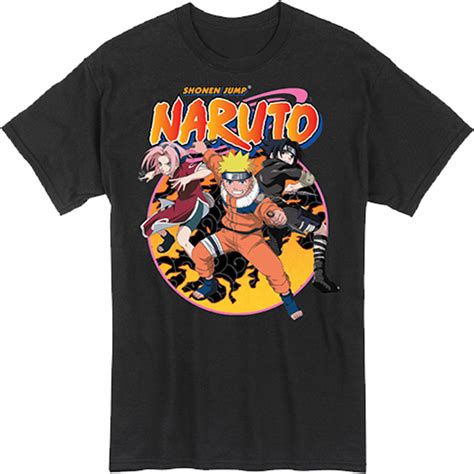 Naruto Team 7 Action Pose T Shirt