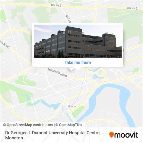 How To Get To Dr Georges L Dumont University Hospital Centre In Moncton