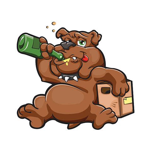 Dog Drinking Beer Illustrations Royalty Free Vector Graphics And Clip