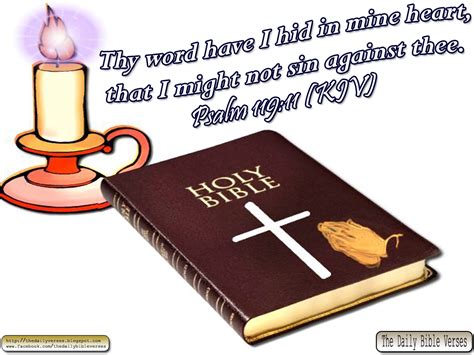 Daily Bible Verses Psalm 11911