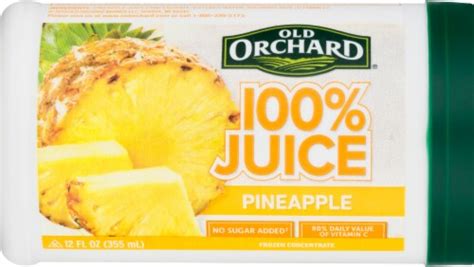 Old Orchard 100 Pineapple Juice Frozen Concentrate 12 Fl Oz King
