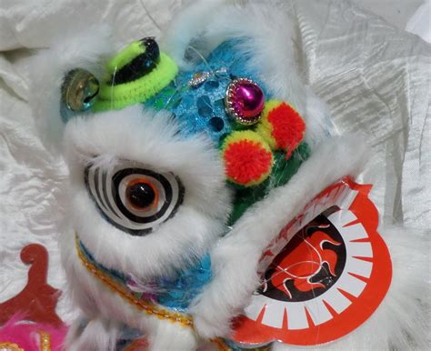 Chinese Puppet Lion In Blue Oriental Arts Brighton