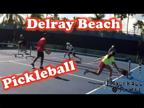 Sitemizdeki delray beach'deki delray beach international tennis championship için son gün. Delray Beach Tennis Center Pickleball - Game 4 - YouTube