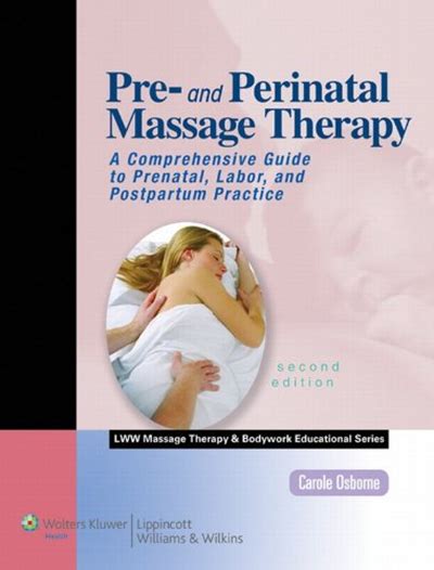 Pre And Perinatal Massage Therapy A Comprehensive Guide To Prenatal Labor And Postpartum