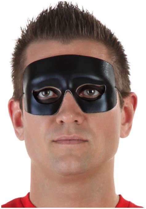 Adult Hero And Villain Black Eye Mask