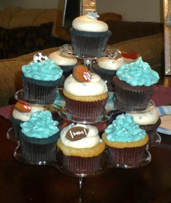 If you have access to the backyard, set up a game of backyard. Sports Themed Baby Shower For Baby Boy!
