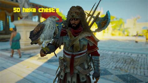 Assassin S Creed Origins Opening 50 Heka Chest S Loot From Helix