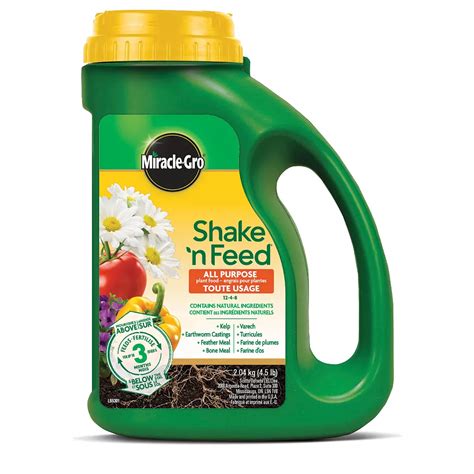 Miracle Gro Shake N Feed All Purpose Plant Food 12 4 8 204 Kg The