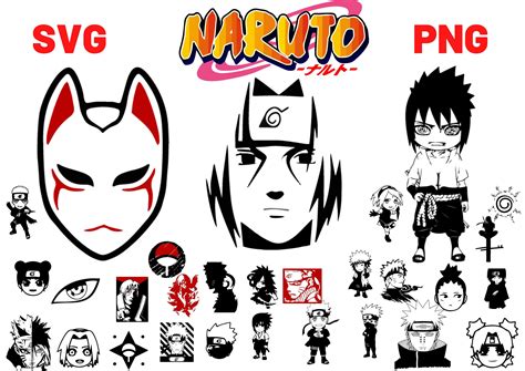 Naruto Svg Naruto Png Naruto Svg Bundle Anime Svg anime | Etsy