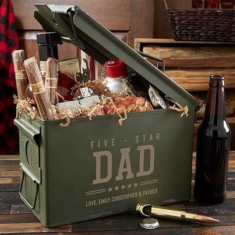 Five Star Dad Personalized 30 Cal Ammo Box Diy Ts For Boyfriend