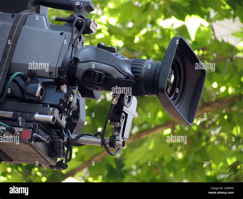 Television Camera Outdoor Stock Photo Alamy