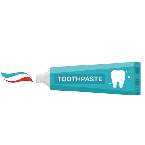 Premium Vector Vector Isolated Object Illustration Oral Dental Care Toothbrush And Toothpaste