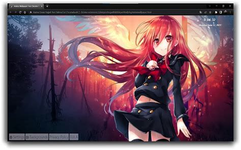 Anime Wallpaper New Tab For Chromebook Chrome Extension