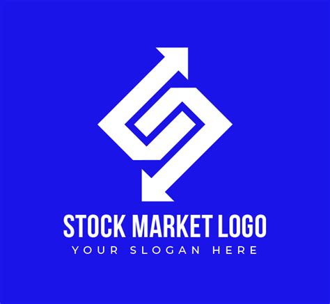 Stock Market Logo And Business Card Template The Design Love