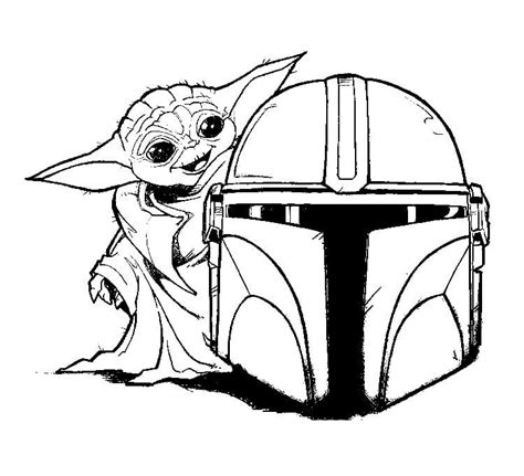 Free Printable Yoda Coloring Pages