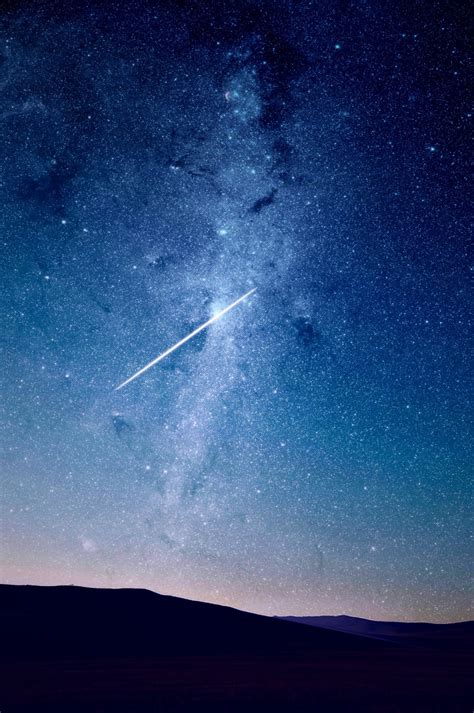 Free Images Cosmos Atmosphere Dark Evening Shooting Star Blue