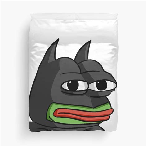 Sodapoppin Pepe Twitch Streamer Emote Pepega Dank Meme Duvet Cover