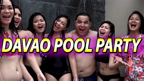 Dive Into Davao City Filipina Pool Party Youtube