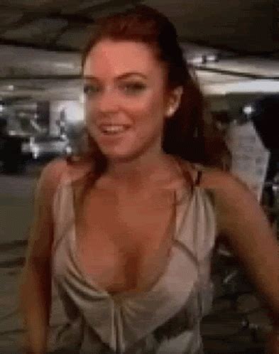Lindsay Lohan Cleavage GIF Lindsay Lohan Cleavage Boobs Discover Share GIFs