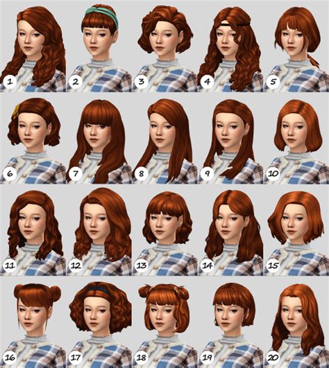Sims Natural Hair Recolor Dump Oceane Frost The Sims Book