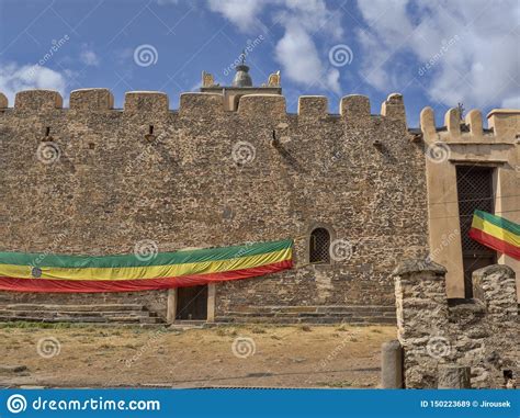 Walls Ethiopian Orthodox Church Axum Ethiopia Editorial Stock Image