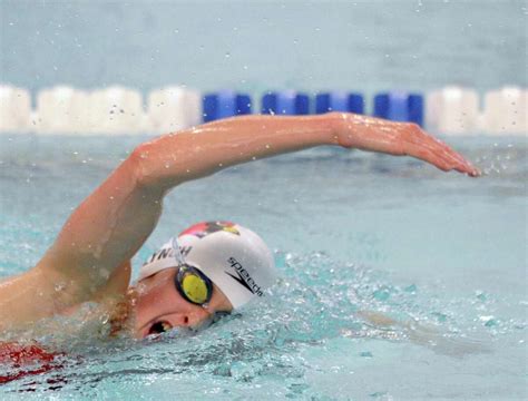 Greenwich Girls Swimming Tops New Canaan To Go To 8 0