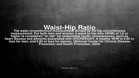 Medical Vocabulary What Does Waist Hip Ratio Mean Youtube