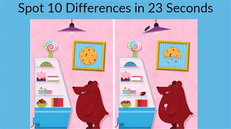 Spot The Difference Can You Spot 10 Differences In 23 Seconds