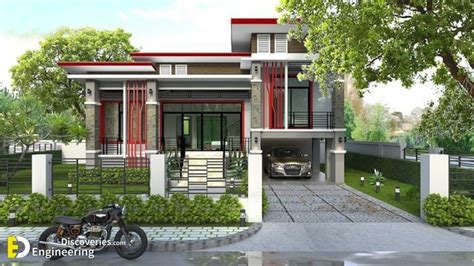 Split Level Modern House Design With Bedrooms Engineering