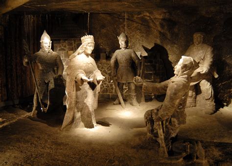 Salt Sculptures In The Wieliczka Salt Mines Unesco Heritage Listed