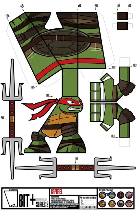 9 Ninja Turtles Papercraft Paper Crafts