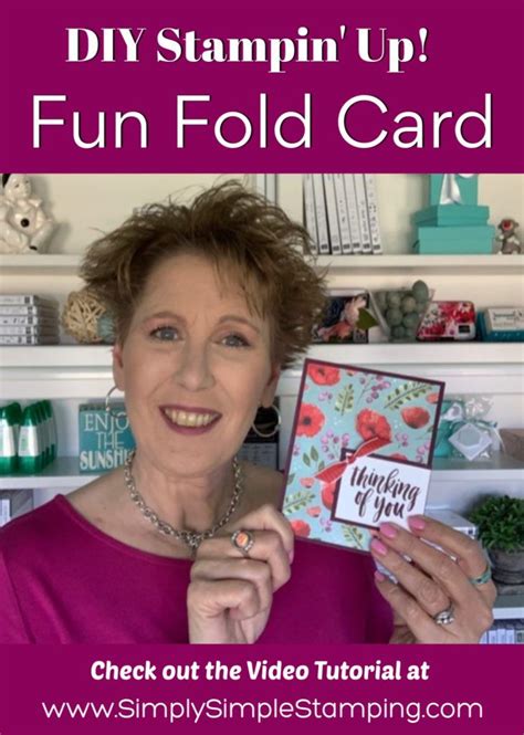 A Fun Fold Card You Can Make In Minutes Simply Simple Stamping Fancy Fold Card Tutorials