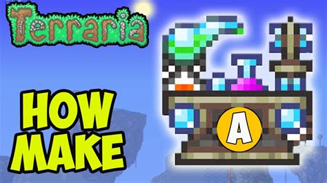 How to Make Alchemy Table in Terraria (EASY) (ALL 3 TYPES) | Terraria 1