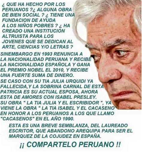 Este Es Una Mini Biografia De Vargas Llosa Noviembre Mario Varga Llosa Mario Vargas