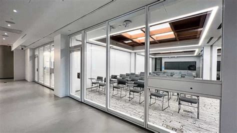 glass walls and operable partitions horizontal and vertical space solutions