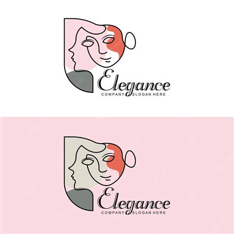 Premium Vector | Beauty woman logo design hair care salon vector