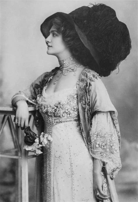 Lily Elsie In “the Merry Widow” 1907 Photo By Foulsham And Banfield