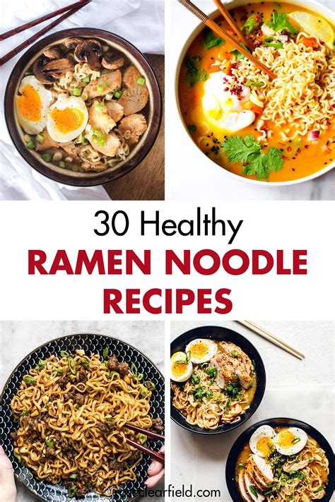 Make these noodles healthier by cooking them al dente. 30 Healthy Ramen Noodle Recipes | Noodle recipes easy ...