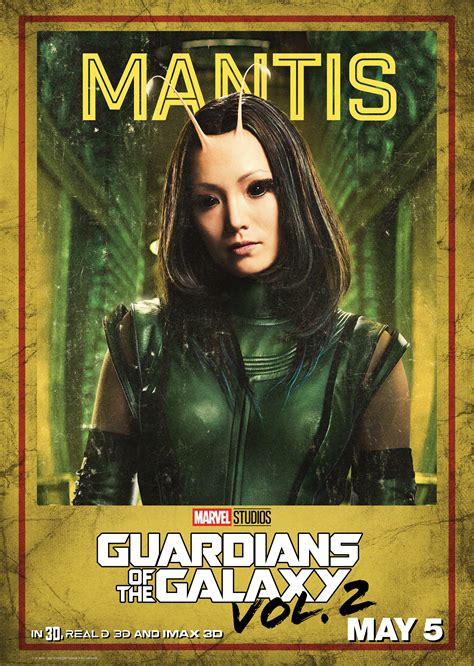 Homecoming lands on july 7, 2017, followed by thor: Guardians of the Galaxy Vol. 2 Mantis poster - blackfilm ...