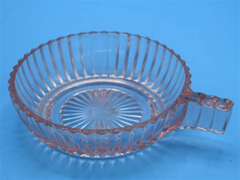 Pink Depression Glass Queen Mary Bowl Vintage Anchor Hocking Fruit