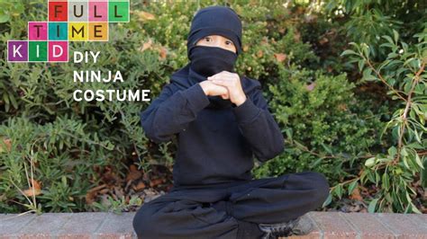 It's that time again!halloween is almost here & you have a party or want to dress up but don't want to spend so much on a costume. DIY Ninja Costume | Full-Time Kid | PBS Parents - YouTube