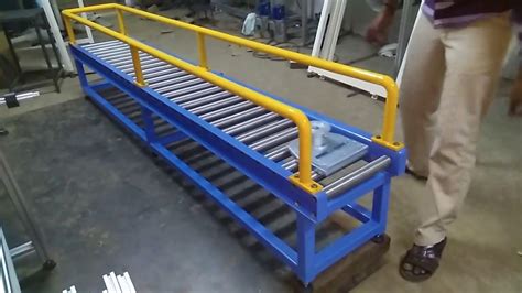 Orange Conveyor Systems Idler Conveyor Youtube