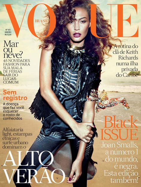 Joan Smalls Black Ethnic Vogue Brasil January 2013 Stylefrizz